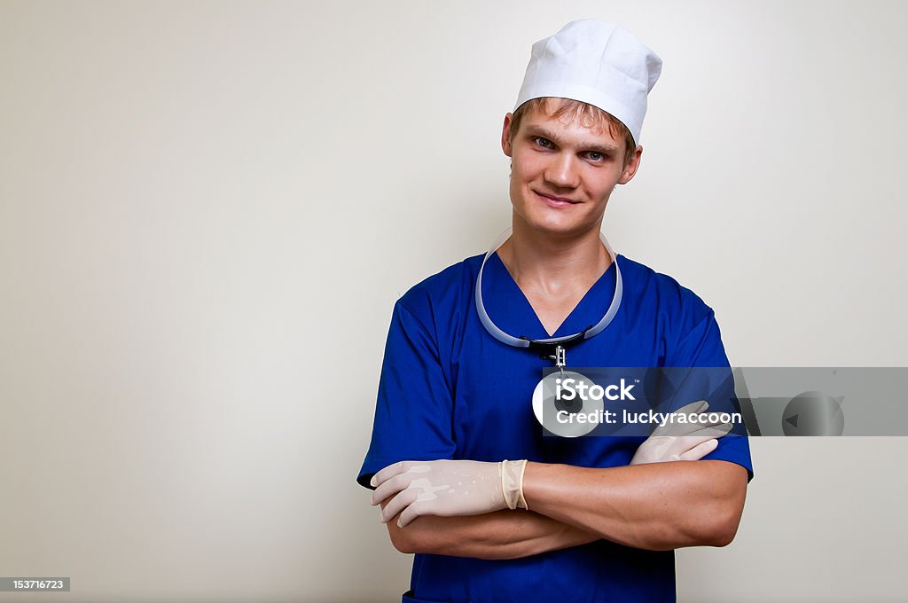 Portrait of young doctor Otolaryngologist Stock Photo