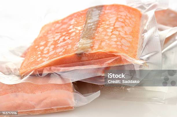 Lachs Stockfoto und mehr Bilder von Eingefroren - Eingefroren, Fisch, Fische und Meeresfrüchte