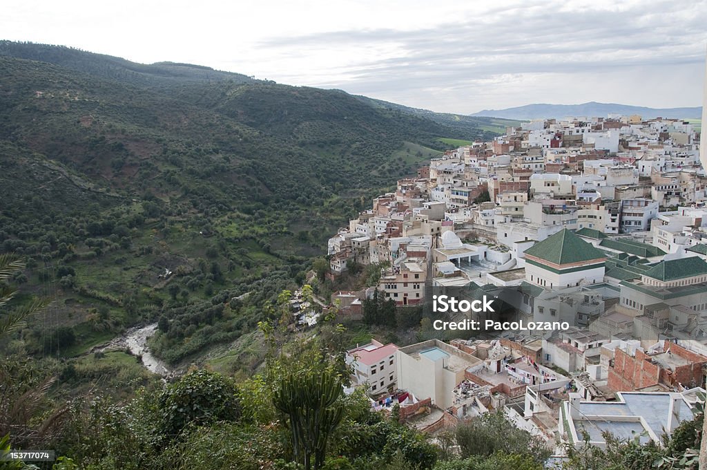 Moulay Idriss A view of the holy ciy of Moulay Idriss Africa Stock Photo