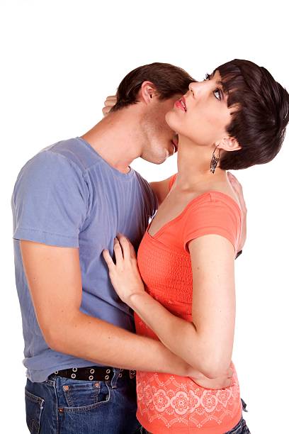 istock couple kiss neck  153717283