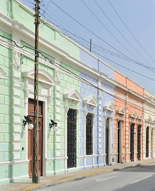 istock Colorful mexican colonial buildings 153717834