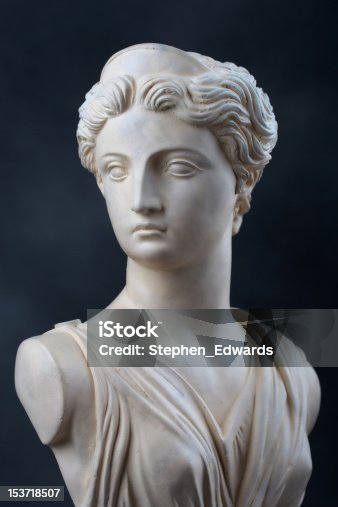 istock Artemis - Stone bust 153718507