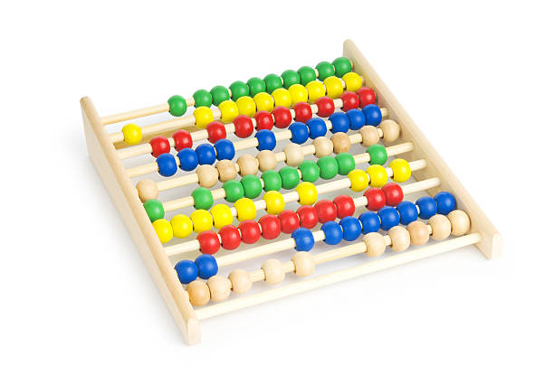 istock Education concept - Abacus with many colorful beads 153718893