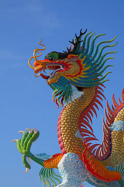 istock colorful chinese dragon statue 153718950