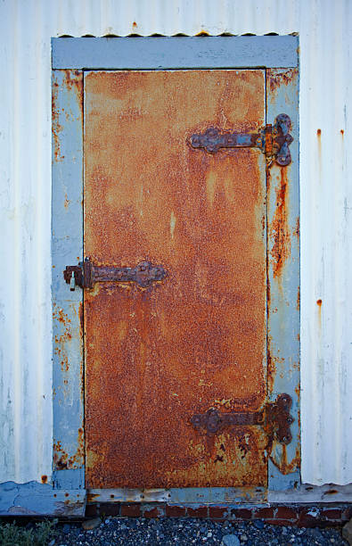 istock Old Building Detail from Port Townsend rusty door 153719562