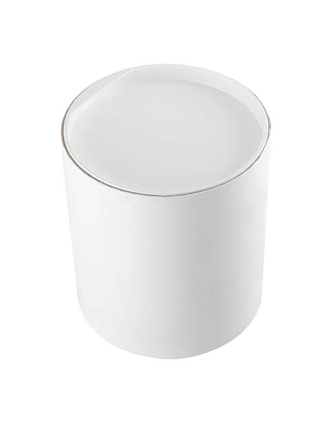 istock White cylindrical round tub 153719701