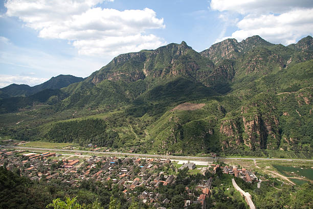 istock Mountain and village 153719870