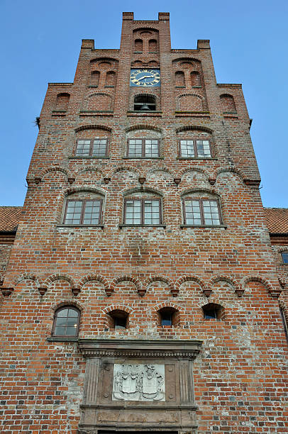 Entrance facade at Egeskov Castle, Denmark