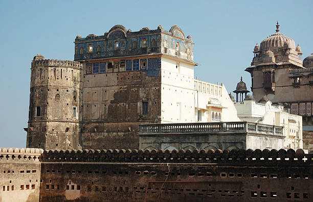 istock Raj Mahal palace at Orcha ,India, 153721931