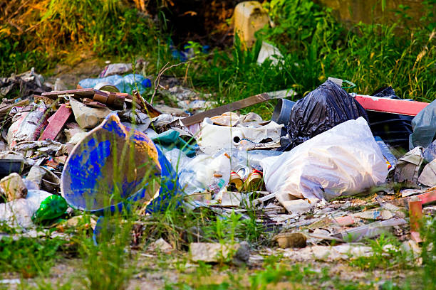 Junk Yard stock photo