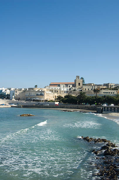 istock Beach and old town at Otranto Puglia 153722446