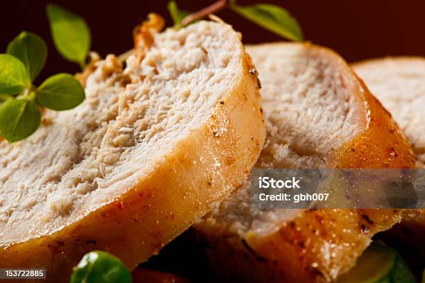 Roasted Turkey Fillet And Vegetables Stock Photo - Download Image Now - Appetizer, Carrot, Chicken Breast