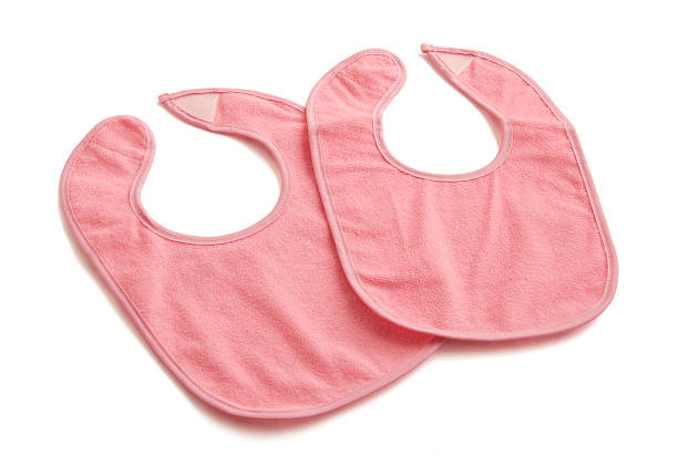 istock Two Pink Baby Bibs 153722991