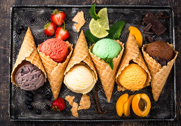 istock Assortment of different taste of ice cream 1537236478