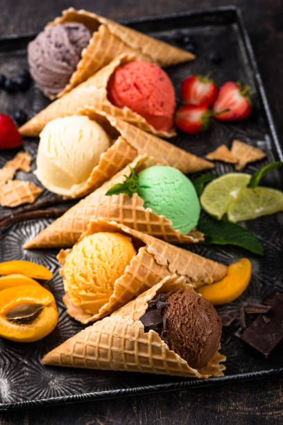 istock Assortment of different taste of ice cream 1537236486