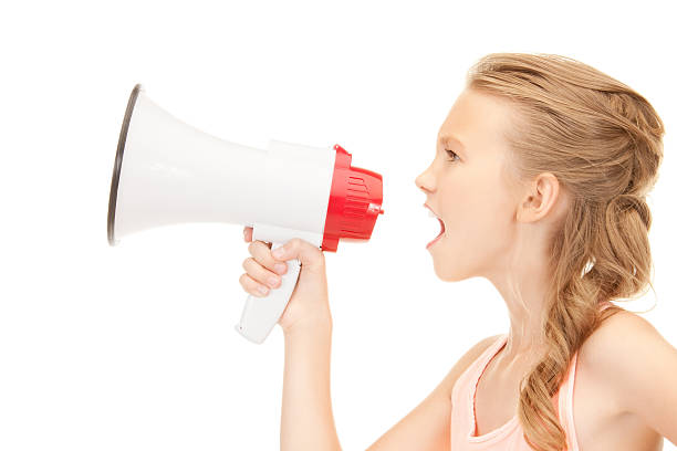istock girl with megaphone 153723692