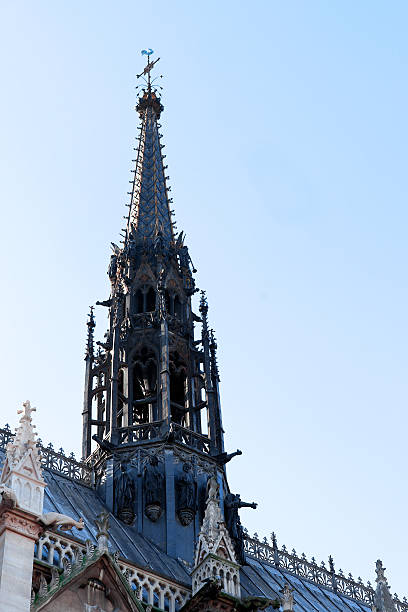 sainte chapelle da parigi - 68 - king louis ix foto e immagini stock