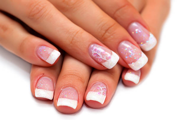 istock Hands with french manicure 153724243