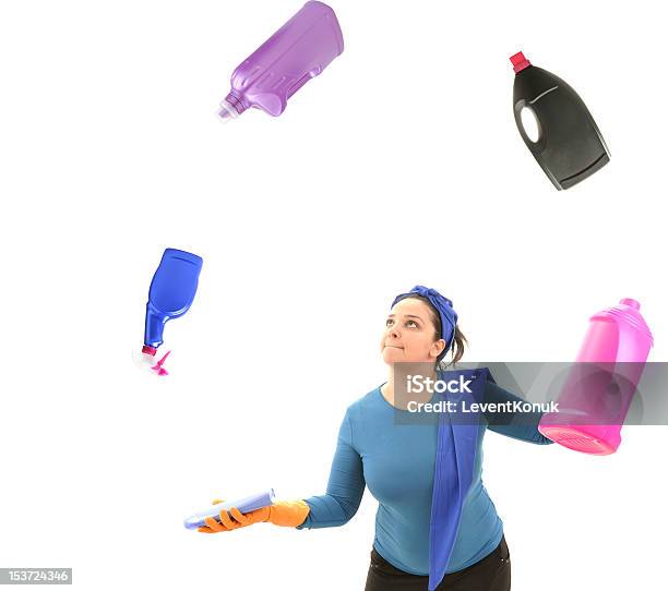 Juggler Housewife Stock Photo - Download Image Now - Adult, Juggling, Acrobat