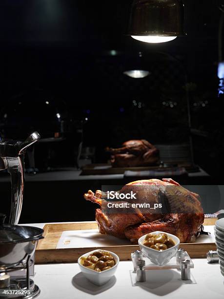 Turcji Na Świąteczny Obiad W Formie Bufetu - zdjęcia stockowe i więcej obrazów Bez ludzi - Bez ludzi, Białe mięso, Boże Narodzenie