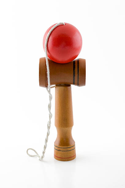 istock Kendama - Japanese toy, ball and peg 153725404