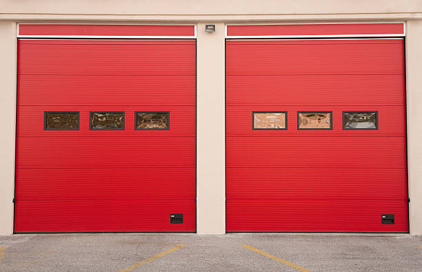 istock red metal doors 153726148
