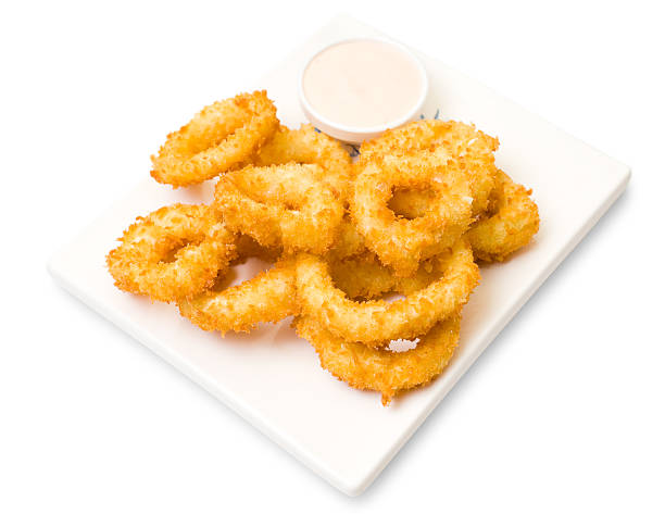 istock squid rings, fried in batter 153727386