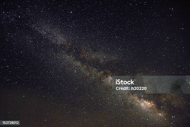 La Via Lattea - Fotografie stock e altre immagini di Affollato - Affollato, Campo stellato, A forma di stella