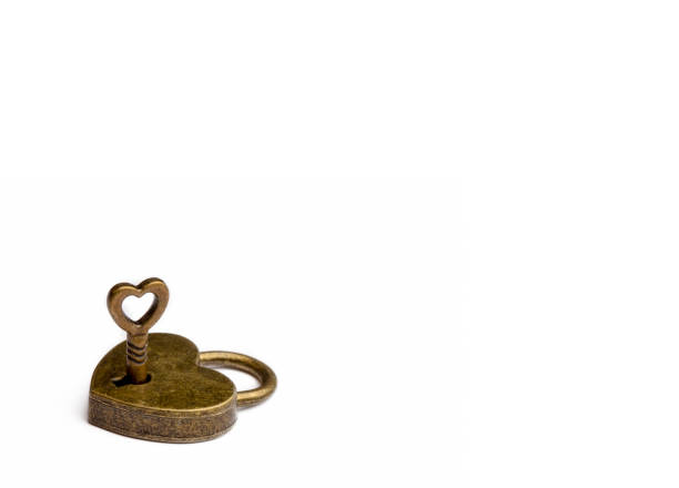 istock Heart shaped padlock. Valentines day love concept. 1537280741