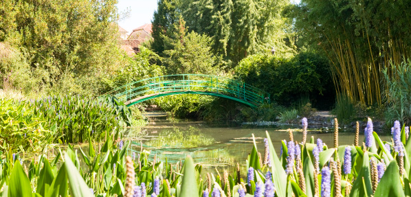 Monet's Bridge and Garden Giverny near Villeneuve Sur Lot, France