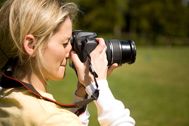 istock Female photographer 153728205