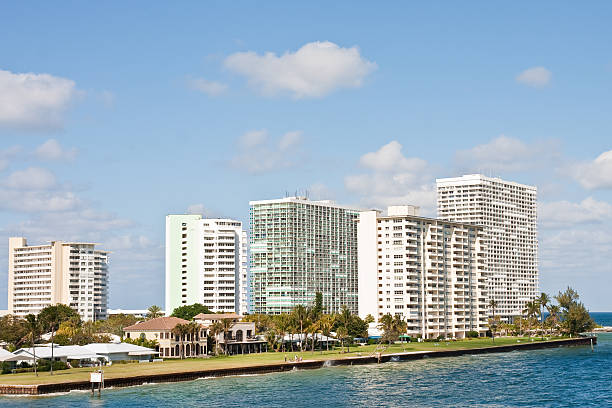 istock Five White Luxury Condos on the Coast 153728464