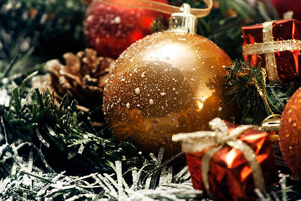 istock Christmas decoration | greeting card arrangement 153728847