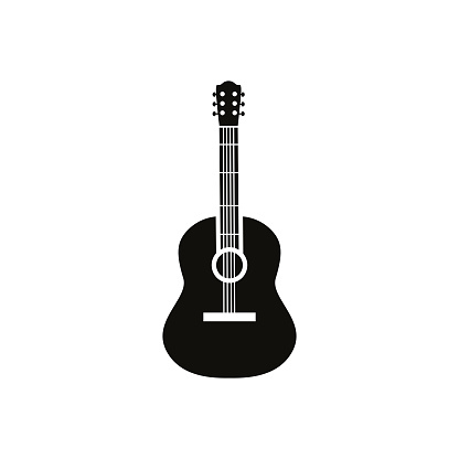 Guitar Icon Vector Design.