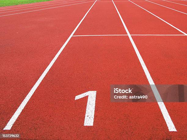 Running Track Stock Photo - Download Image Now - Activity, Direction, Event