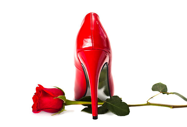 rose color heels