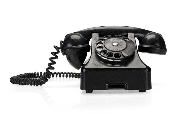 istock Vintage black phone 153729742