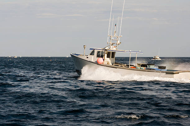 istock Lobster boat on the Atlantic 153730630