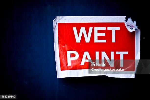 Wet Paint Sign Stock Photo - Download Image Now - Freshly Painted, Sign, Blue - iStock wet-paint-sign-stock-photo-download-image-now-freshly-painted-sign-blue-istock