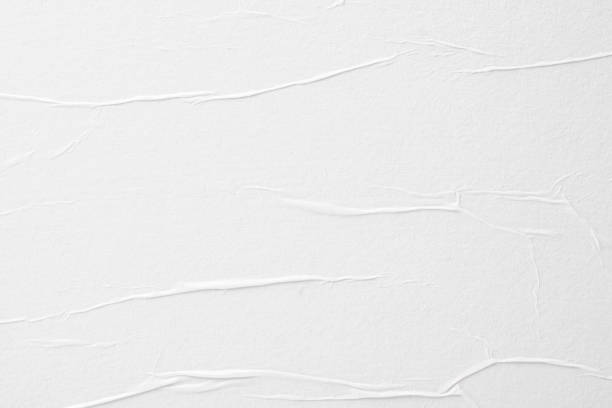 istock Paper texture with folds, close-up, abstract background. 1537314297