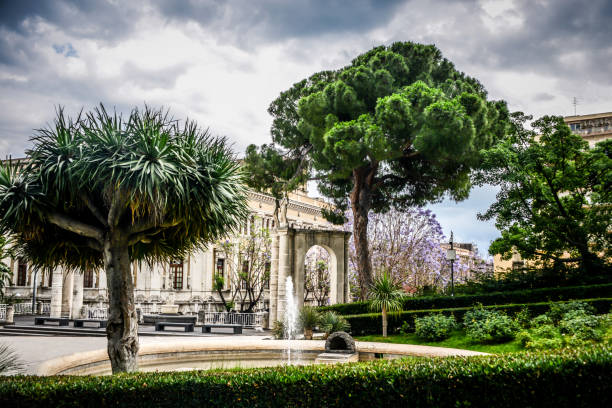 Chiosco Bellini In Catania, Sicily, Italy