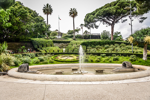 Villa Bellini Parco Maestranze In Catania, Sicily, Italy