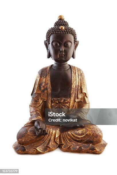 Buddha Statuette Stockfoto und mehr Bilder von Beten - Beten, Braun, Buddha