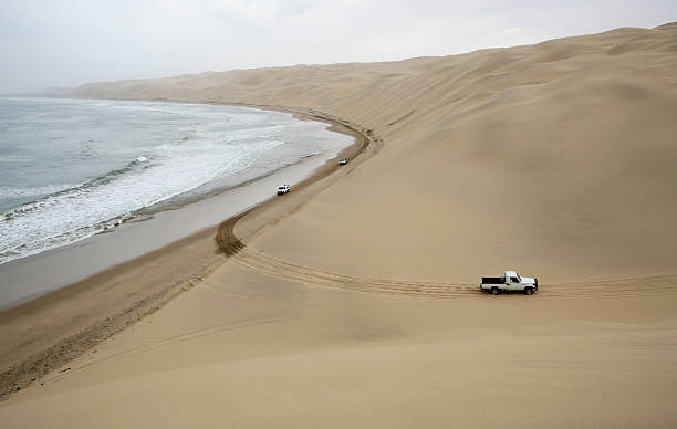 dune driving stock photo