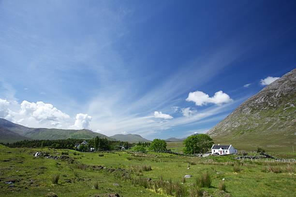 istock LIttle white cottage house in the valley 153733891