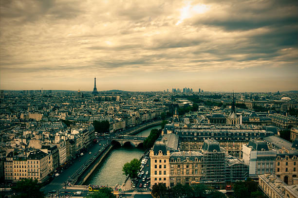 istock View on Paris skyline from the Notre Dame cathedral 153734090