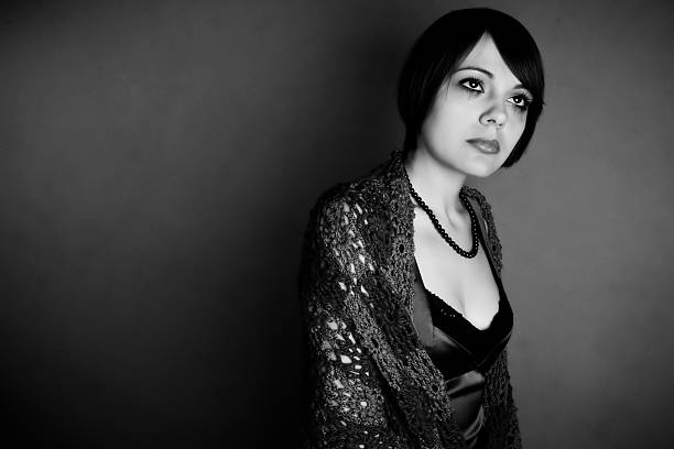 istock Dreary beautiful woman 153734619