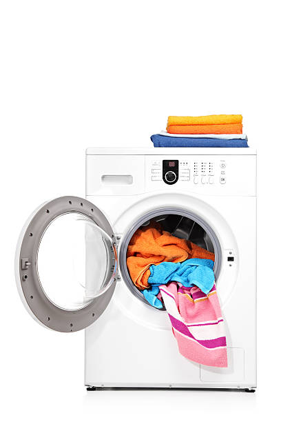 Studio shot of a washing machine