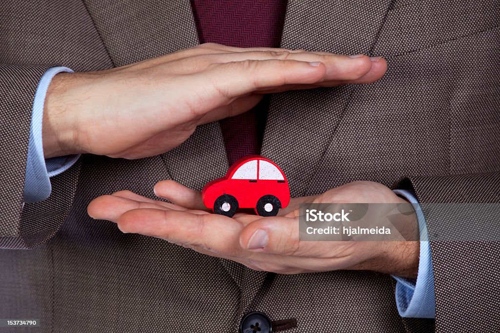 自動車保険 - おもちゃのロイヤリティフリーストックフォト