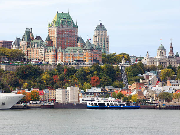 istock Quebec City skyline and Saint Lawrence River 153735773